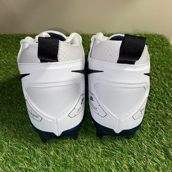 Nike Alpha Menace Pro 3 Football Cleat White Navy Black CT6649-108 Mens NEW main image 6